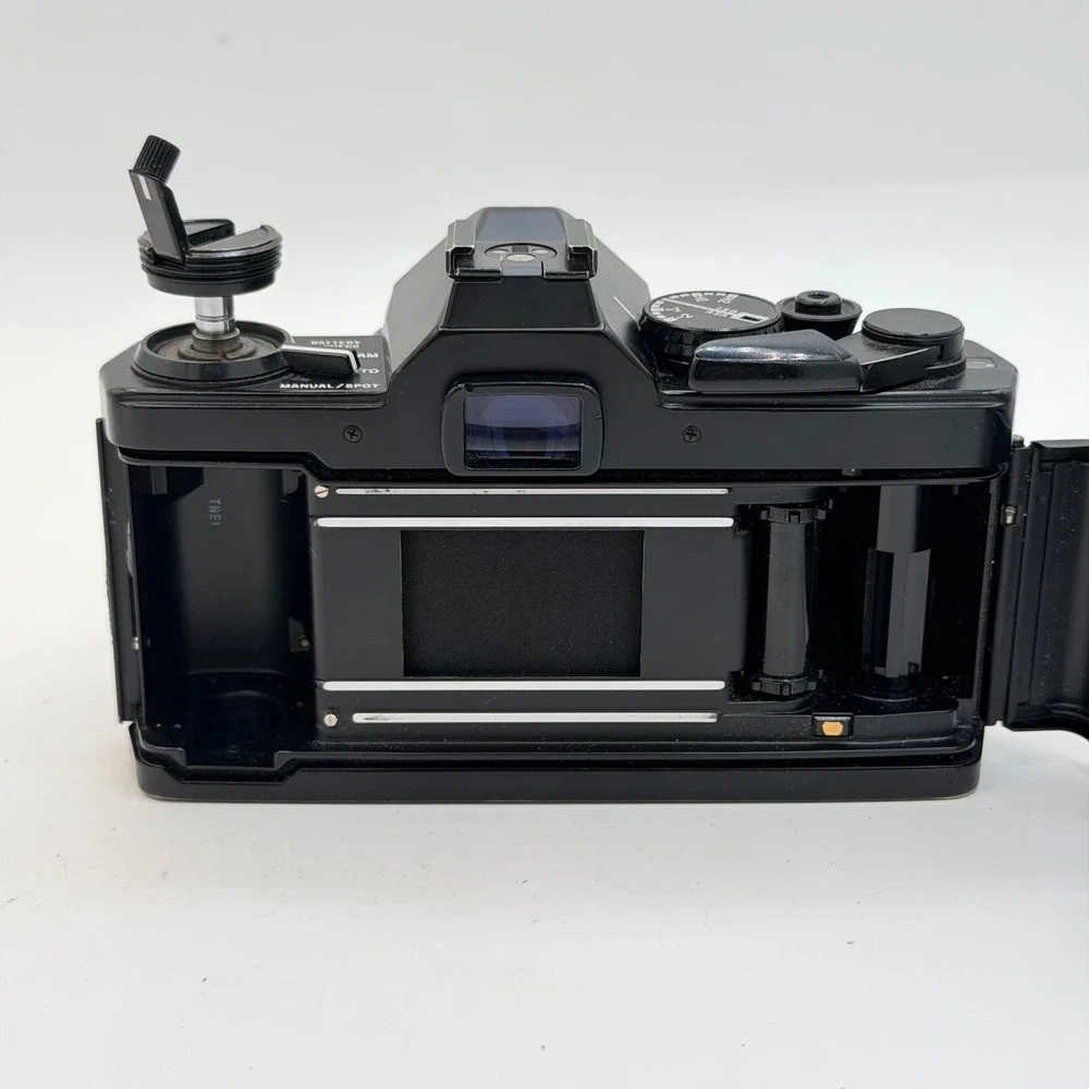 Olympus OM-2S Program 35mm SLR Film Camera W/ Zuiko Auto-S 50mm f/1.8 TESTED